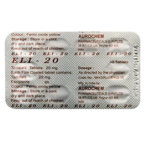 Genérica TADALAFIL en venta en España: ELI 20 mg en la tienda online de pastillas para la DE addvantagemedia.com